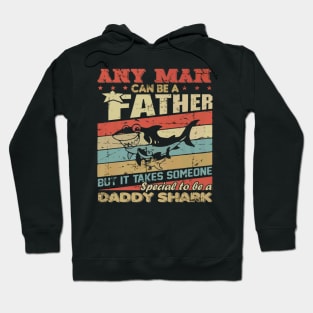 Daddy Shark Any Man Fathers Day Hoodie